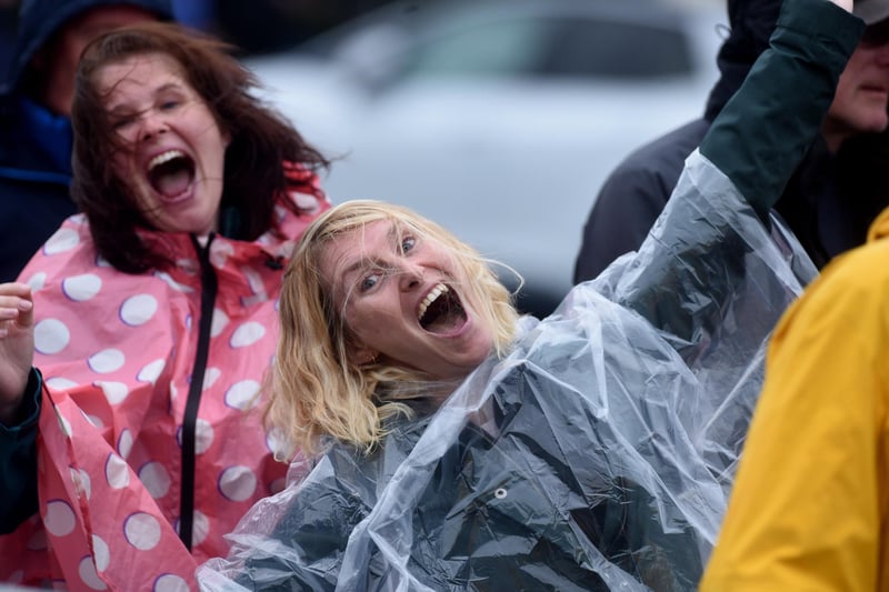 Friday night at Lytham Festival: crowds were in good spirits in spire of the rain