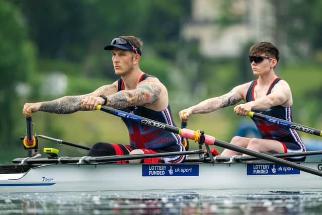 Both Gregg and rowing partner Lauren have been working hard ahead of this summer’s competition.
