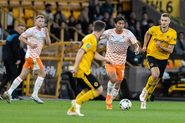 Dougall had Blackpool's best chance of the game, with a shot from distance hitting the inside of the post.