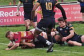 Two tries gave Fylde RFC victory against Leeds Tykes Picture: Chris Farrow/Fylde RFC