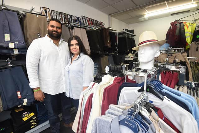 Former Abingdon Street Market stall holders Sara Gill and Uzia Jacob from Smart Menswear have moved to Church Street