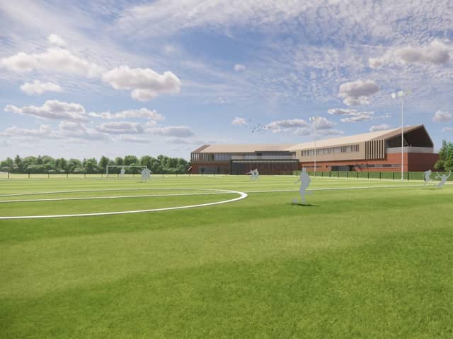 The training ground sits on a 100-acre site and will host six pitches