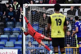 AFC Fylde keeper Ben Winterbottom made some fine saves Photo: AFC Fylde