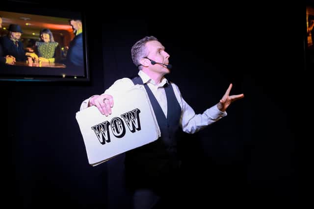 Magician Russ Brown has opened his own family entertainment bar in Blackpool with the help of the council's business advice service