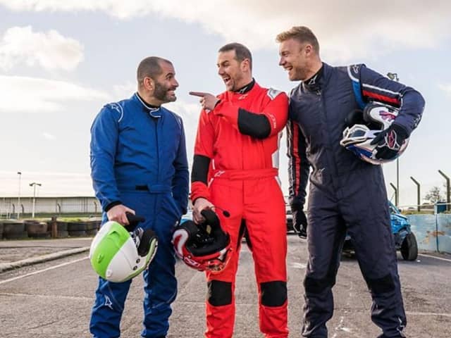 Top Gear is not set to return for the forseeable future following a crash involving Freddie Flintoff. Image: BBC