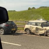 An accident on the M6 has caused delays throughout the afternoon