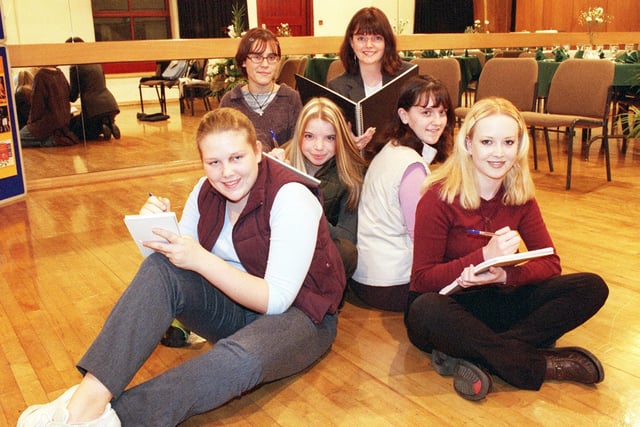 Script Writing Classes at the Grand - Candice Hull, Lucy Gregson, Jessica Hardisty,  Lisa Smith, Louise Davies and Stephanie Sirr general manager of the Grand Theatre