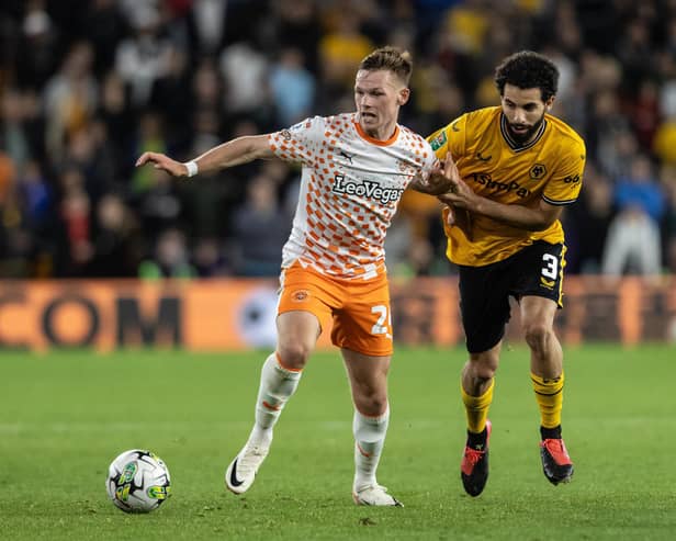 Blackpool were only able to have 28 percent of possession against Wolves, with the Premier League dominating.