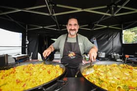 Fernando Rodriguez from Senor Paella was among the traders offering tasty treats at last year's Lytham Food and Drink Festival