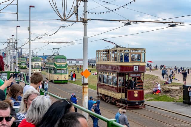 A special parade of trams in Blackpool will help mark the coronation of King Charles III, along with other activities. Photo: Gary Mitchell
