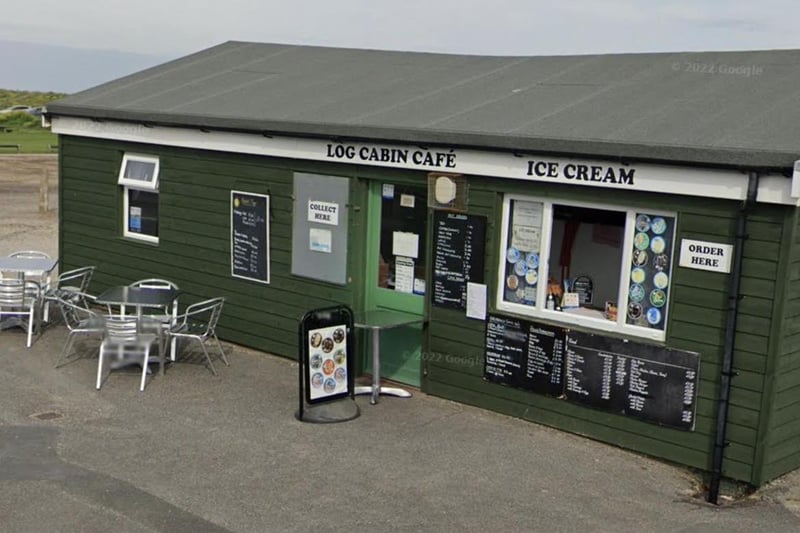 Rated 5: LOG CABIN CAFE at Kiosk 11, Princes Way, Fleetwood, Lancashire; rated on October 6