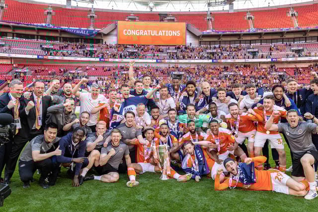 A limited number of Seasiders supporters were allowed to attend the League One play-off final on this day in 2021.