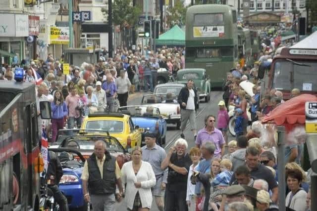 Huge crowds flock to Fleetwood Festival of Transport - known as Tram Sunday.