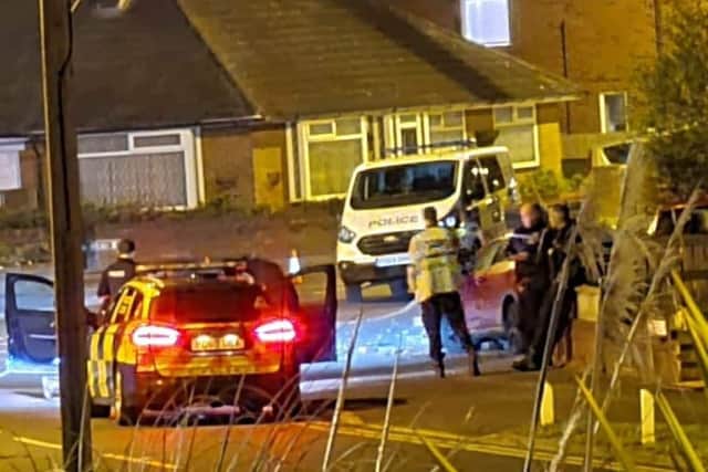 A man was arrested following a police chase in Bispham. (Credit: Amanda Sanderson)