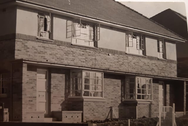 Ok not 1980s but too good a picture to not include. This was one of the early Thomas McCandless Trust Houses which were constructed in the fifties. The design is so typical of the era. But which street are they on? It says on the back of the photo it was Grange Park