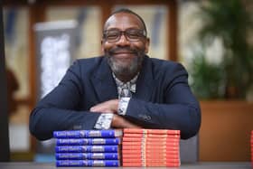 A recent picture of Sir Lenny Henry when he was back at the Winter Gardens, for Word Fest