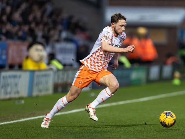 Matthew Pennington has not played for Blackpool for the last few matches. He is a doubt to face Nottingham Forest. (Photographer Andrew Kearns / CameraSport)