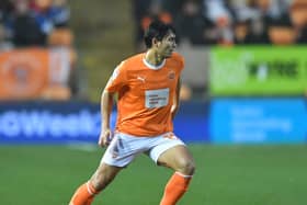 Kenny Dougall has missed Blackpool's last few matches. The Seasiders midfielder is a doubt against Burton Albion. (Photographer Dave Howarth / CameraSport)