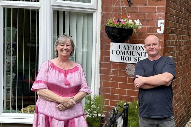 Tina Kift and Jamie Tonner at Layton Community House