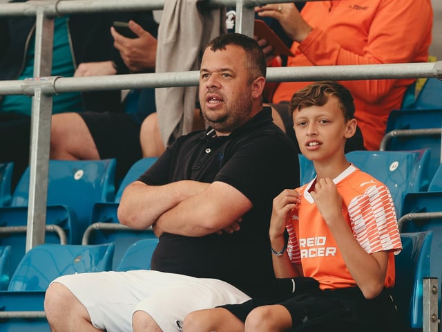 Seasiders supporters packed out the away end at Stockport.