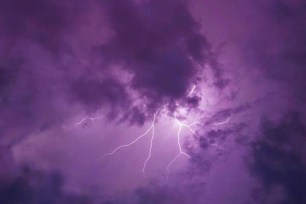 Thunderstorms and heavy rains were expected to develop across Lancashire.
