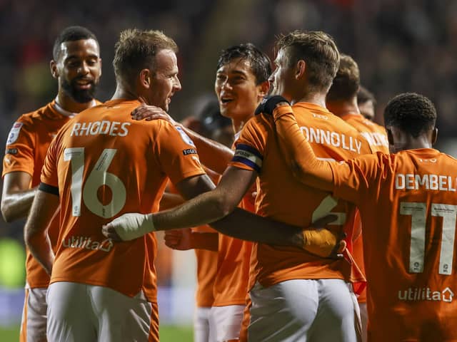 Blackpool are hoping for a swift return to the Championship. The (Photographer Lee Parker/CameraSport)