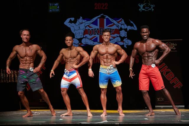 Callum (second from the right) with some of the other competitors