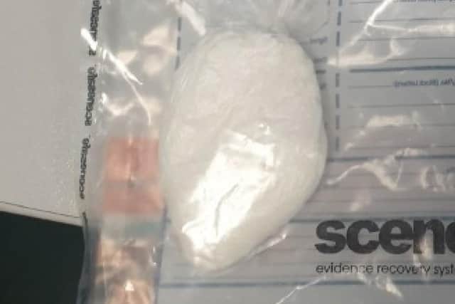 Officers also found a quantity of cocaine (Credit: Lancashire Police)
