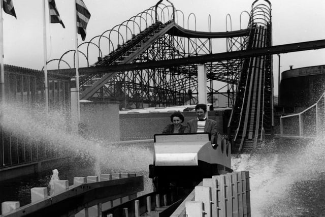 Water Chute at Blackpool Pleasure Beach. Photo: Stephen McClarence