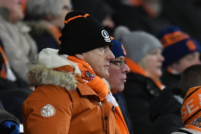 Seasiders supporters braved the cold on Wednesday night for the FA Cup replay against Nottingham Forest.