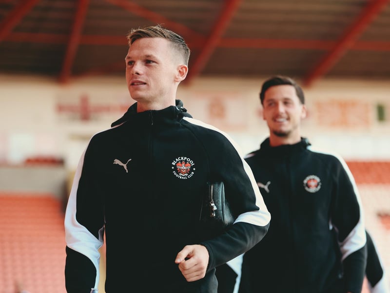 Andy Lyons started in the back three during the midweek EFL Cup tie.