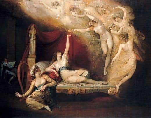 The Vision of Catherine of Aragon (RA 1781) Henri Fuseli