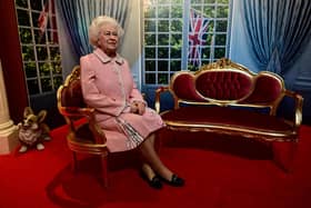 A book of condolence has been placed beside the waxwork of Queen Elizabeth II at Madame Tussauds in Blackpool