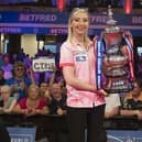 Fallon Sherrock won the Betfred Women's World Matchplay at the Winter Gardens last year Picture: Taylor Lanning/PDC