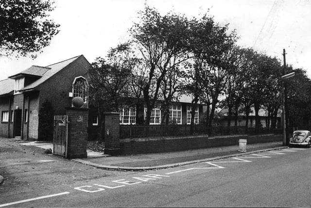 Tyldesley High School, Condor Grove. It merged with Palatine High School in 1981