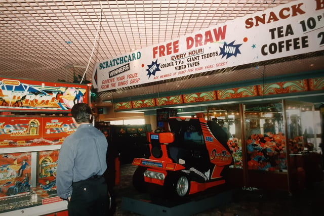 This photo from 1992 was taken inside Silcocks Fun Palace