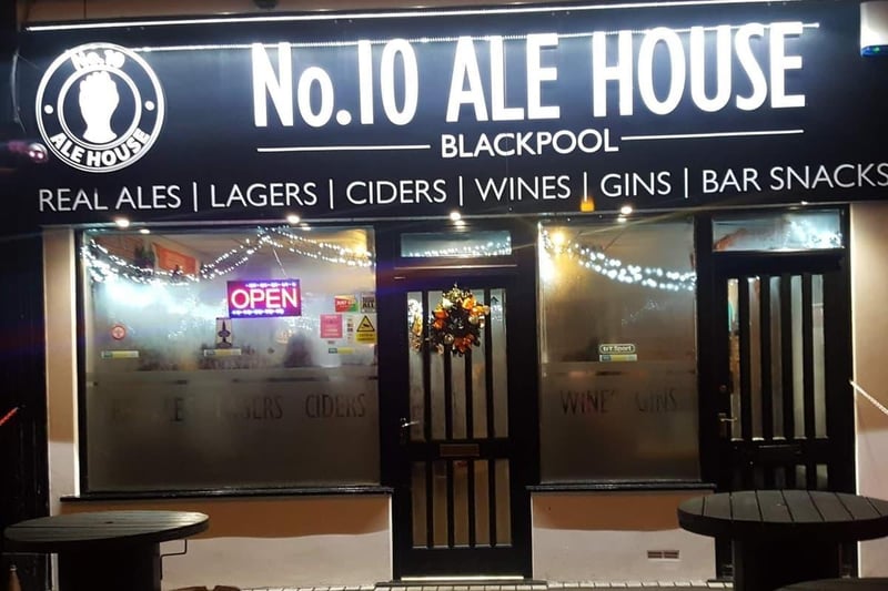 The No 10 Ale House, at 258-260, Whitegate Drive, B;ackpool, has won good reviews for its Thai food, prepared in the kitchen upstairs.