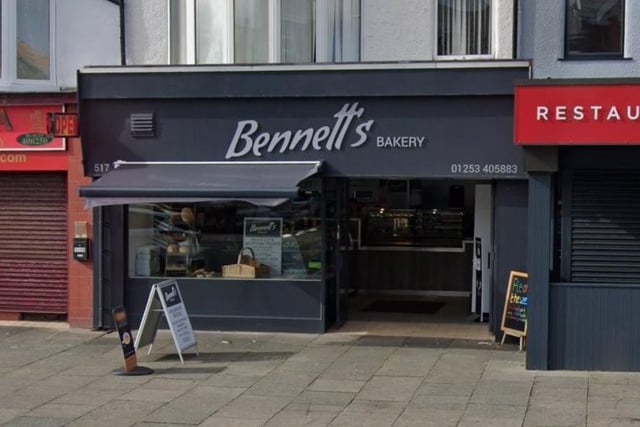 Bennett's Bakery on Lytham Road has a 5 out of 5 rating from 24 Google reviews