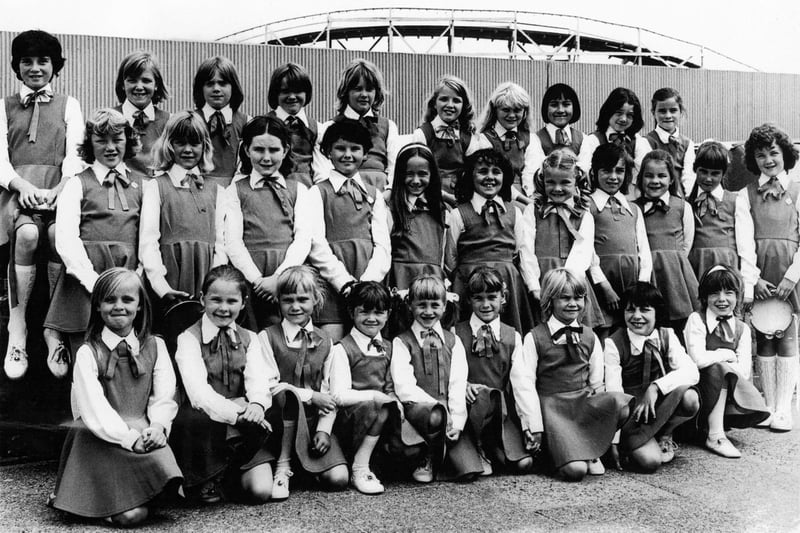 Our Lady of the Assumption Blackpool morris dancing team took part in the Round Table Carnival in 1979