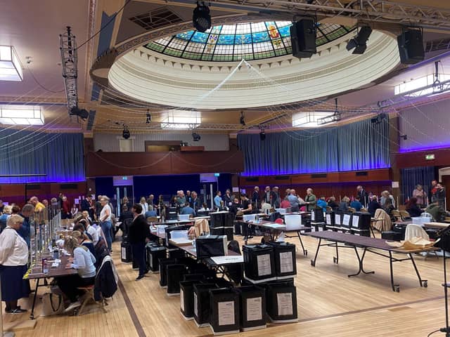 The count is still continuing for the local elections in Wyre