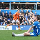 Ian Poveda was handed an absolute gift to help Blackpool win the game