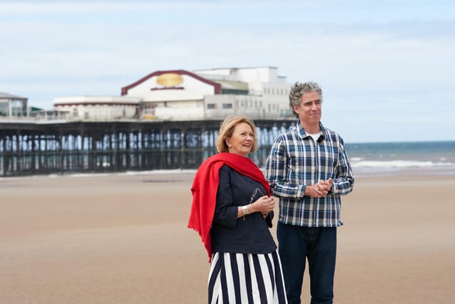 Joan Bakewell and Stephen Mangan return with the contest searching for Britain's best landscape painter, heading to Blackpool's North Pier for the first heat.