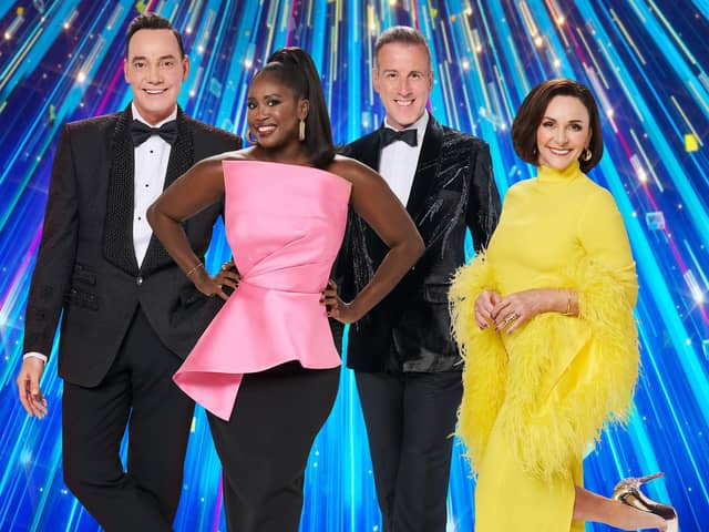Strictly judges Craig Revel Harwood, Motsi Mabuse, Anton Du Beke and Shirley Ballas. (Photo credit: Ray Burmiston)