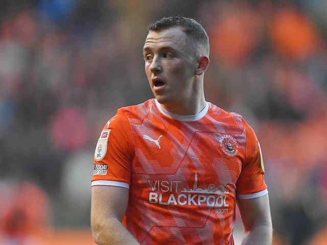 Lavery finished the season as Blackpool's top goalscorer