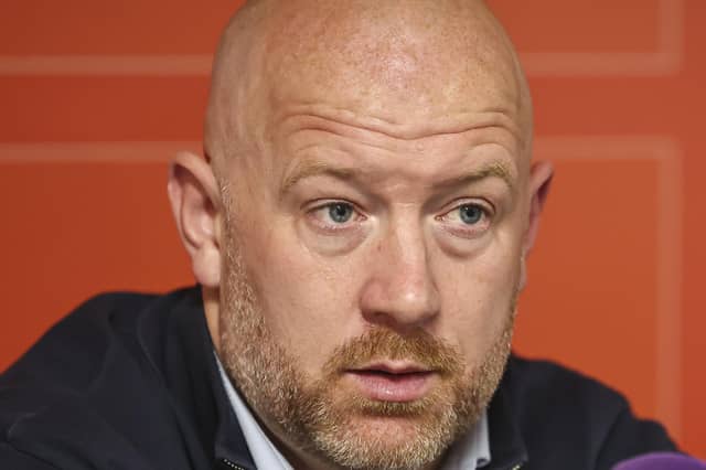 The 38-year-old visited Blackpool for the first time in his managerial career.
