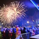 Fireworks following a previous Lytham Christmas Lights switch-on