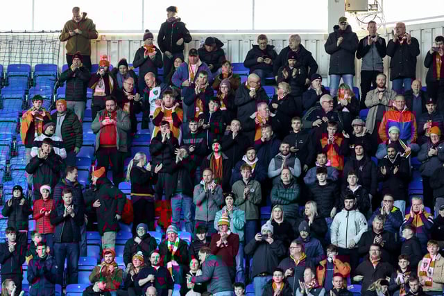 Seasiders supporters enjoyed their trip to Reading.