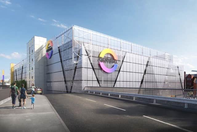 An artist's impression of the new multi-storey car park