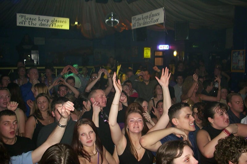 Crowds enjoying the atmosphere at Heaven and Hell