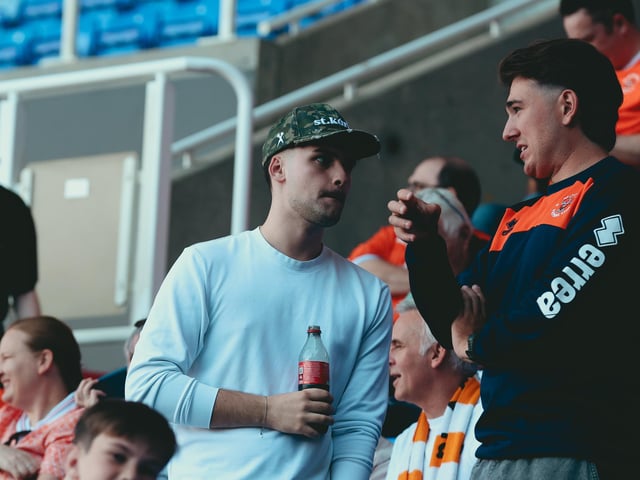 Seasiders supporters made the long trip to Reading.